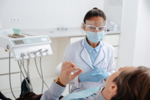 patient asking his Coppell dentist questions